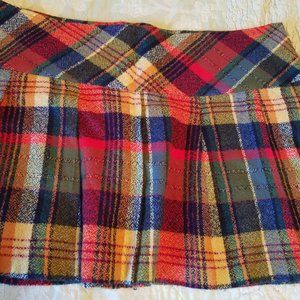 Plaid Mini Skirt